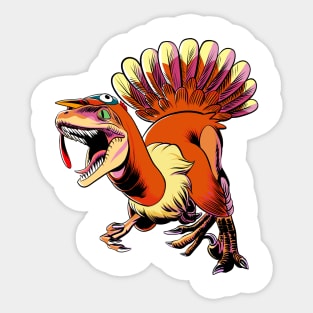 6 foot turkey Sticker